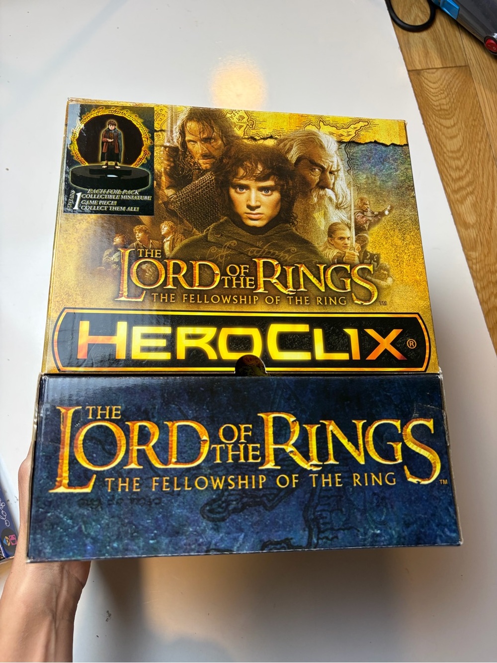 FELLOWSHIP OF THE RING GRAVITY FEED BOOSTER BOX LOTR Heroclix 24 packs in box